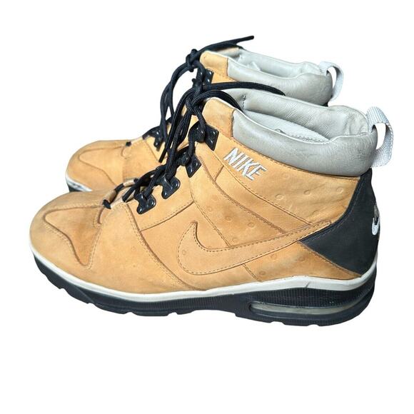 Nike Air Round Mound Boots In Wheat Waterproof Leather 313498-711 Men‎ Size 11.5 main image 10